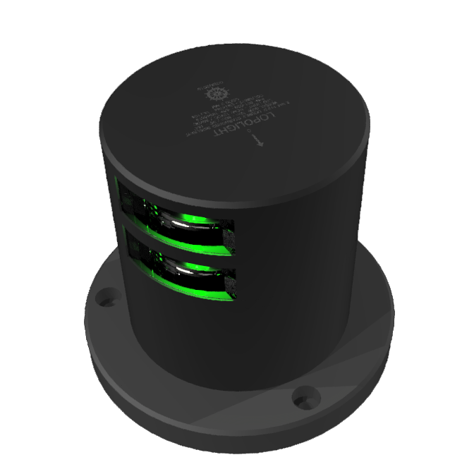 2nm Starboard, double, black anodized